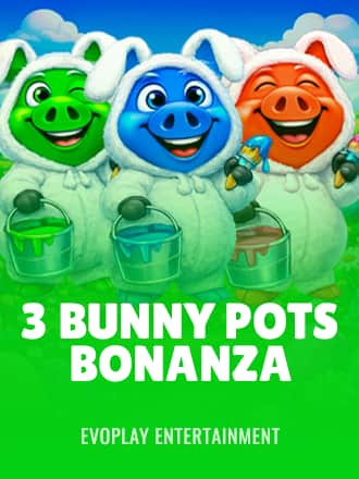 3 Bunny Pots Bonanza